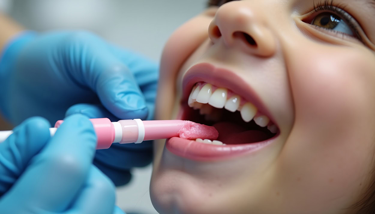 child seeing pediatric dentist